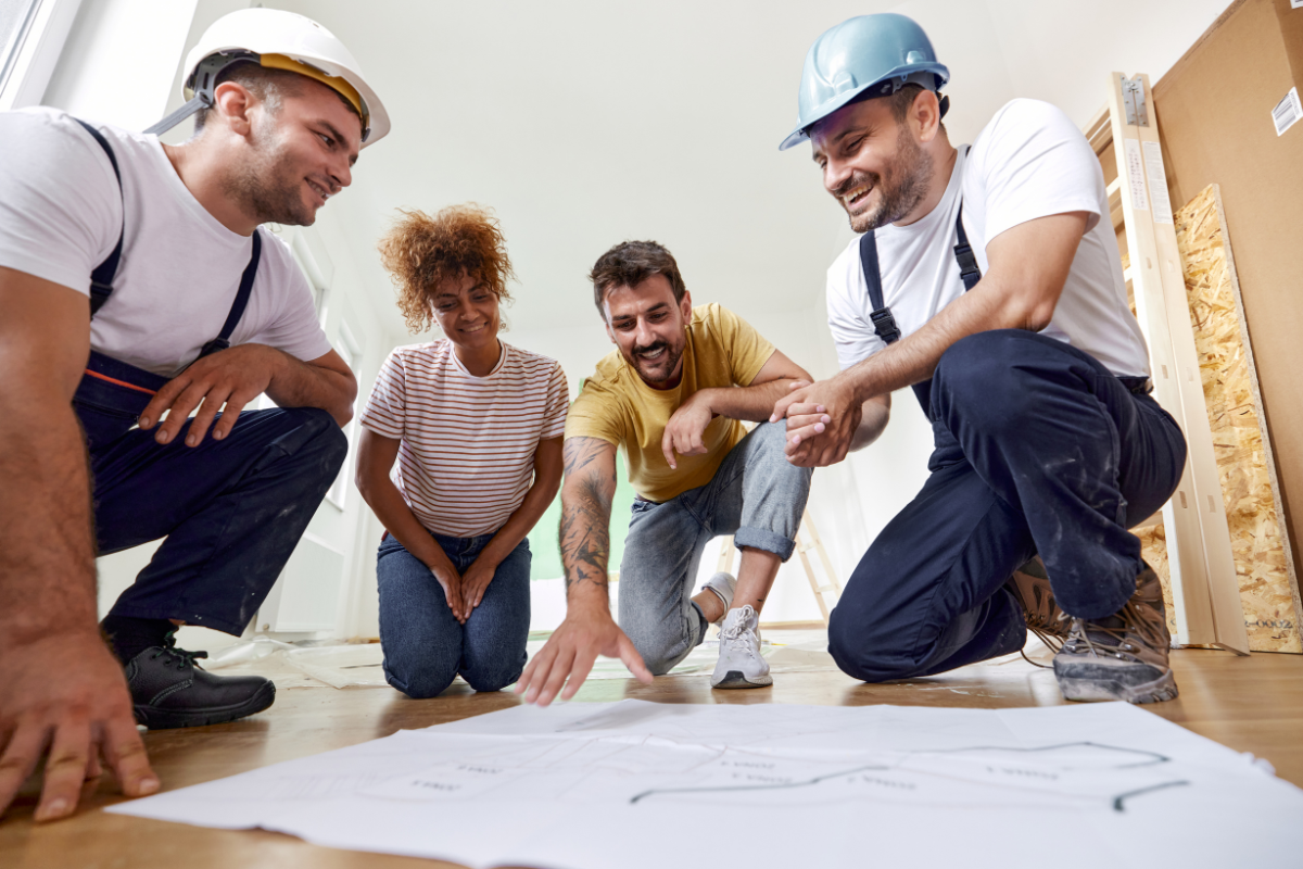 Professional renovation team