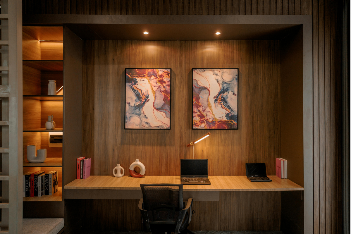 basement home office