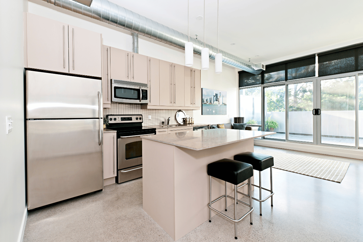 modern condo kitchen