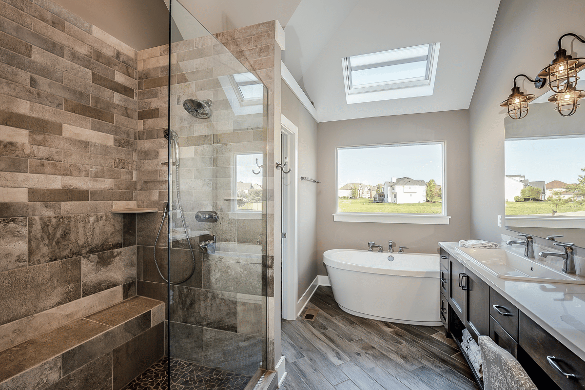 curbless walk-in shower