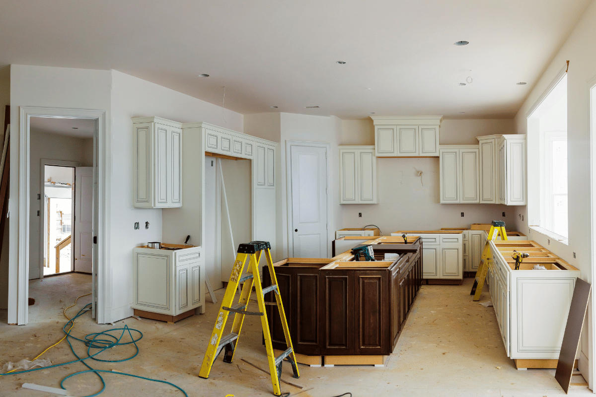 kitchen renovation process stages