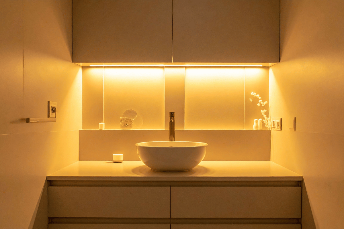 modern bathroom lighting