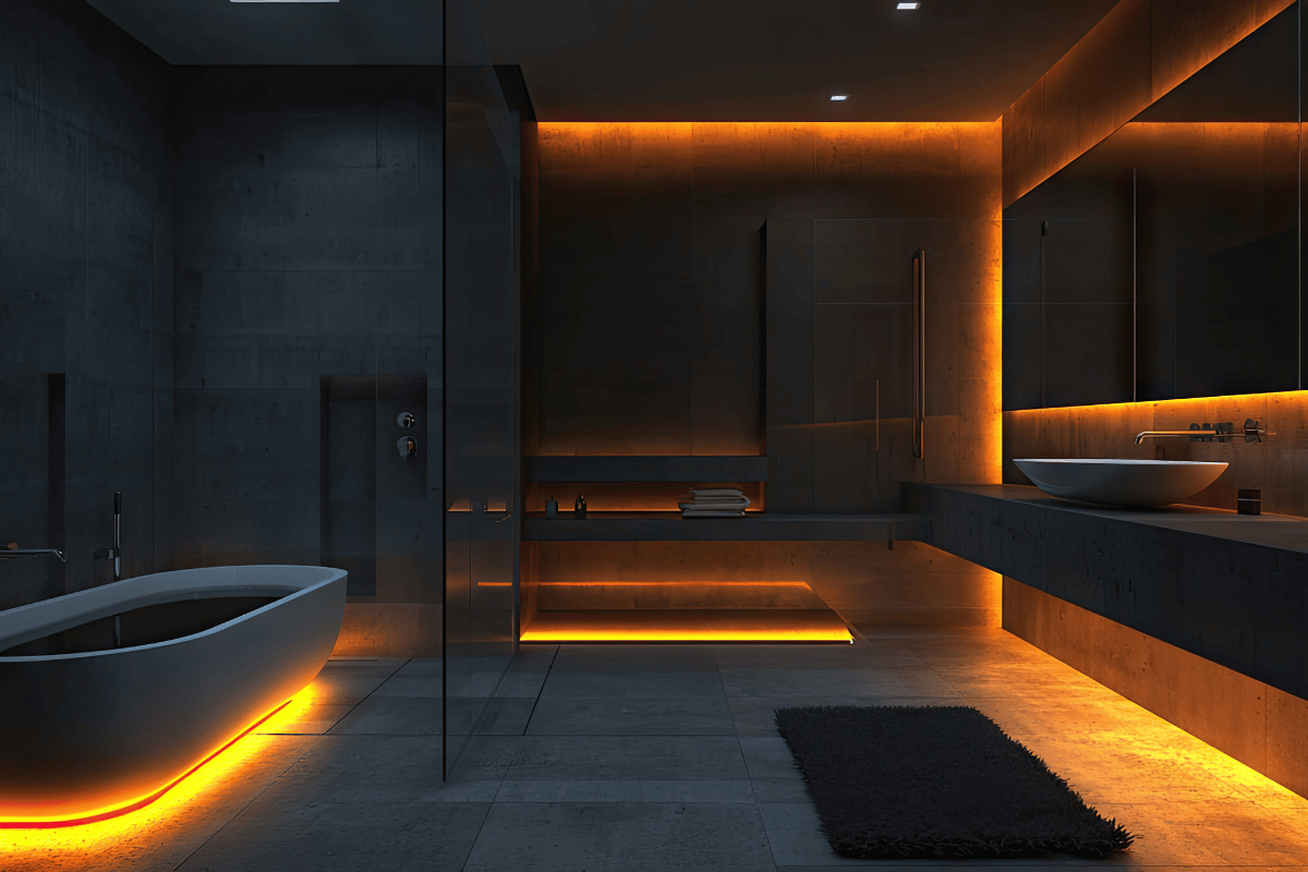 modern bathroom lighting