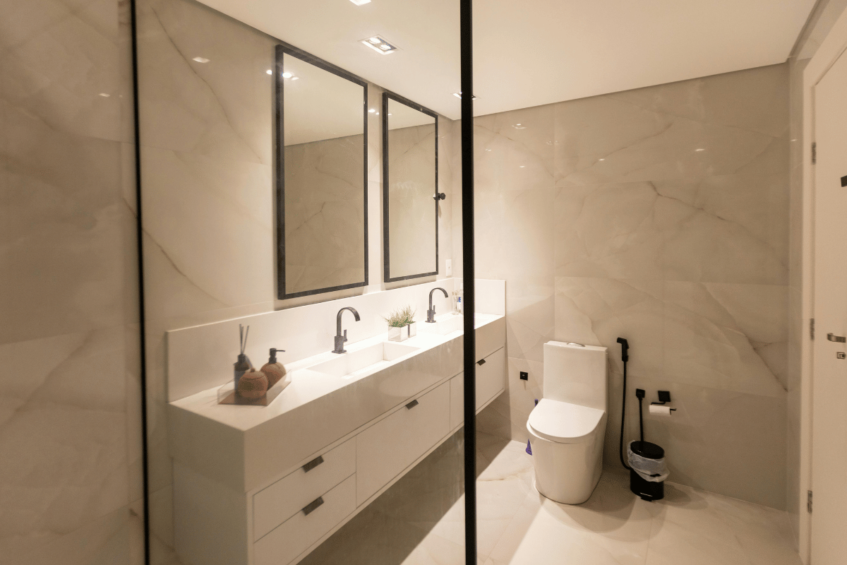 simple bathroom renovation