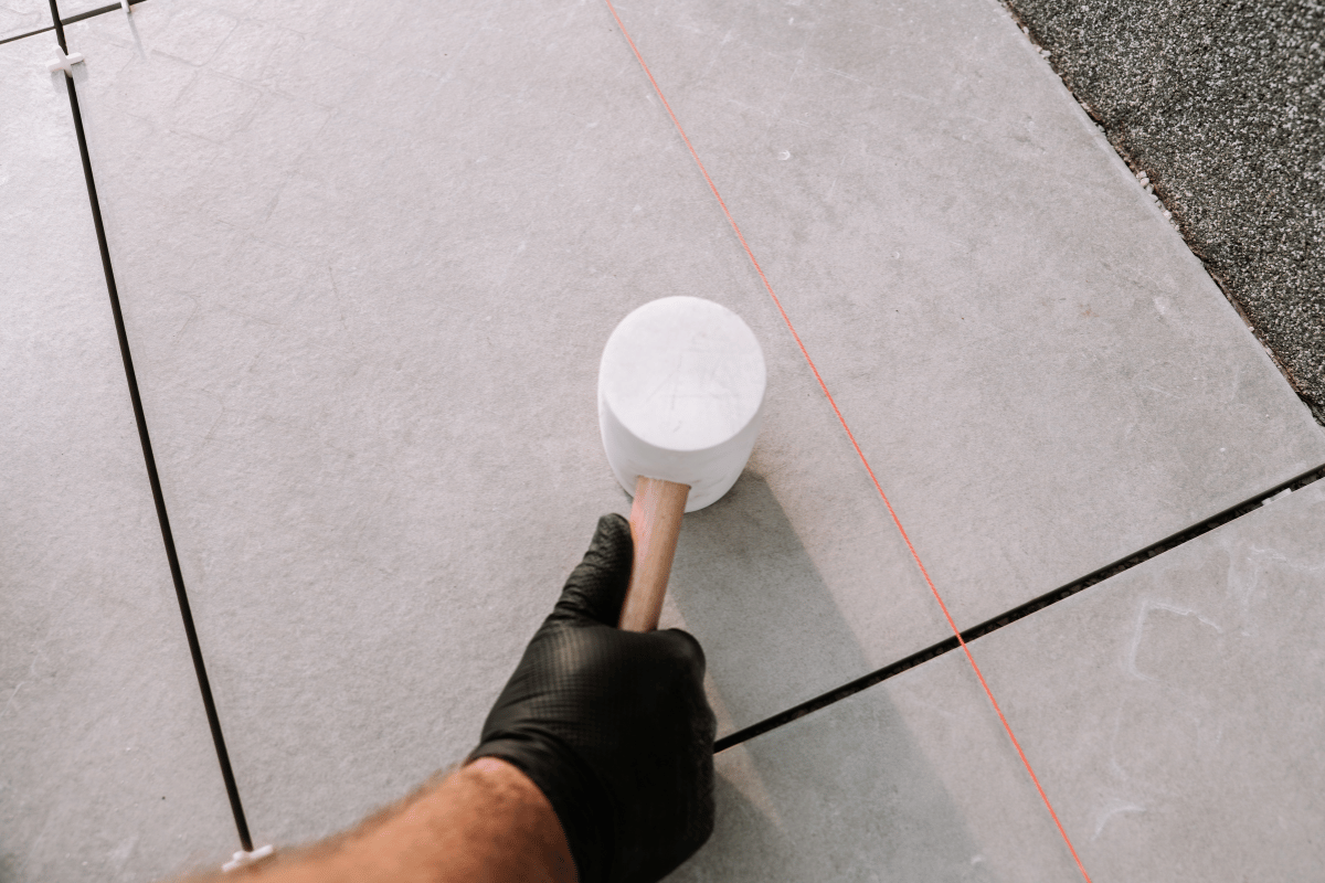 Laying Concrete Pavers for Sidewalk