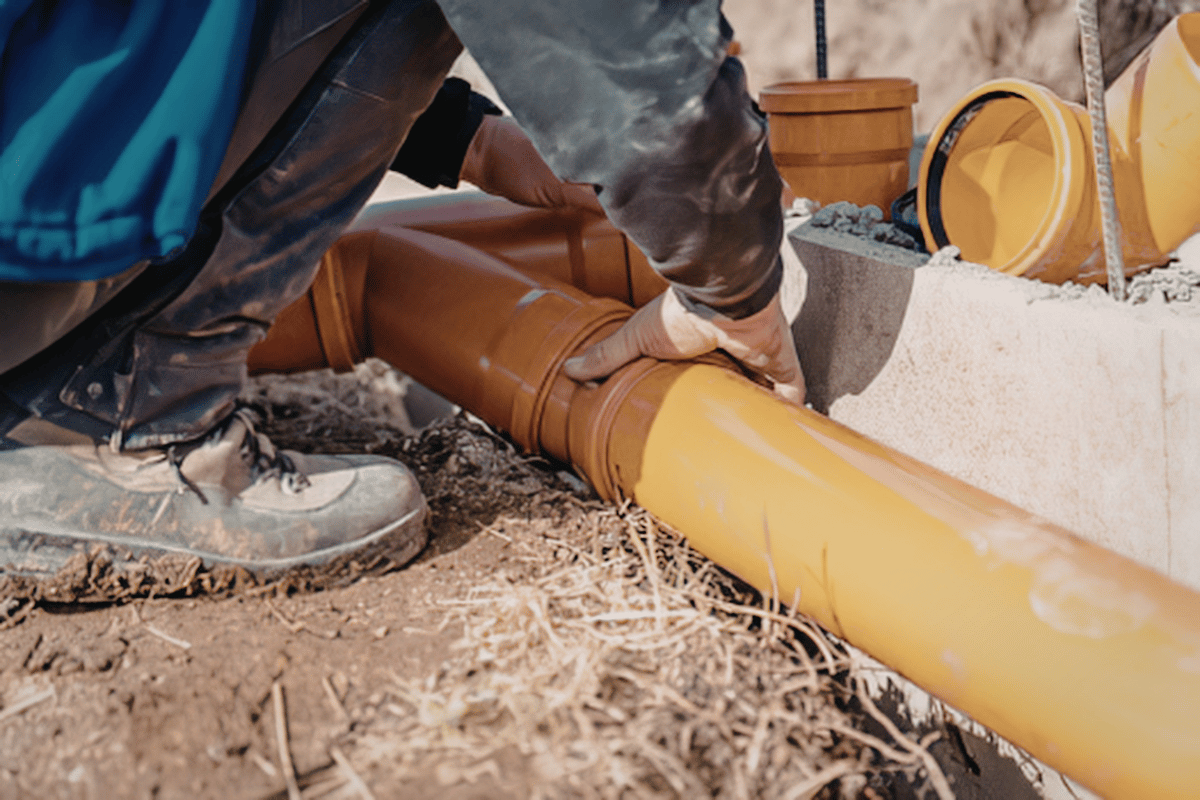 plumbing installation basement