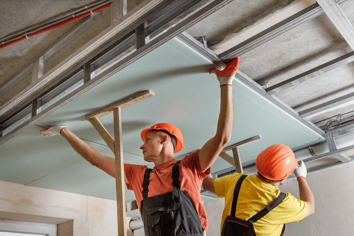 resilient channel drywall installation