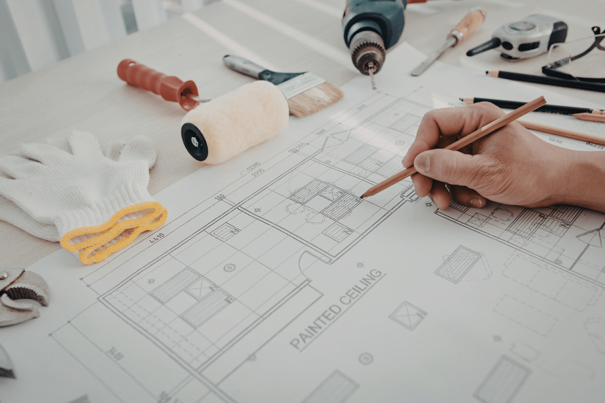 family planning home renovation blueprints