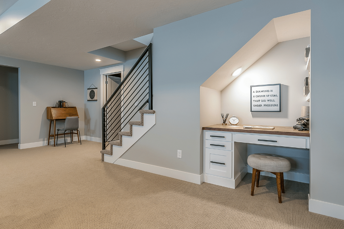 modern house basement entrance separate unit rental