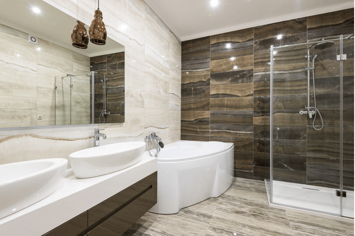 minimalist bathroom renovation Canada style