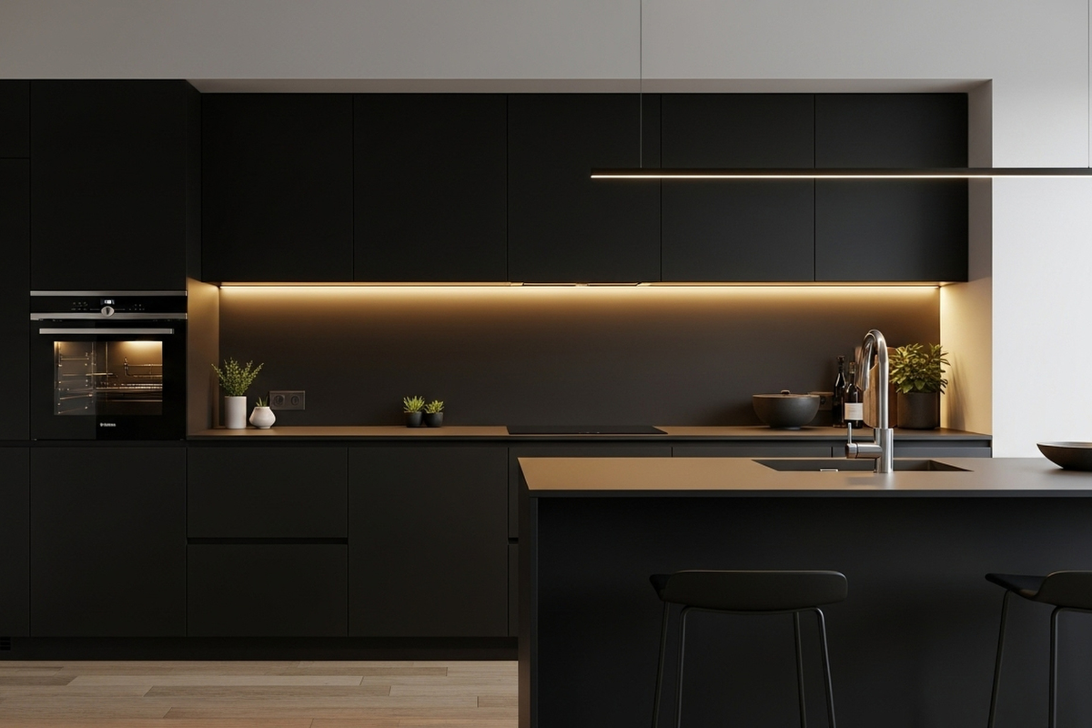 Warm Minimalist Kitchens
