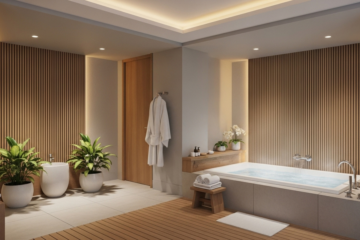 modern bathroom remodel