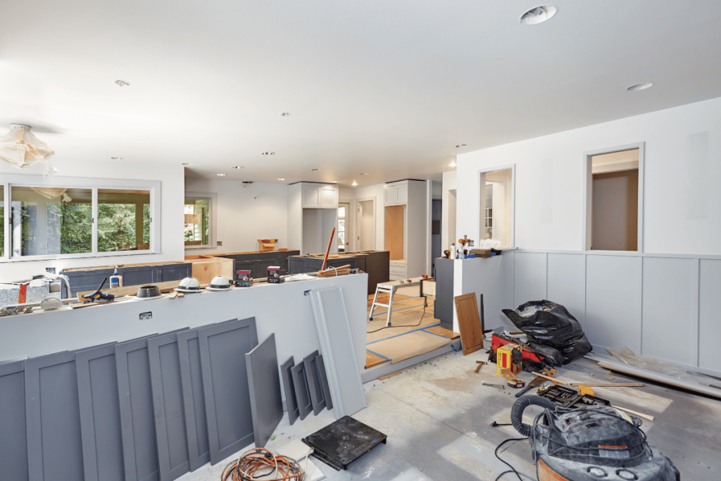 Interior remodeling home