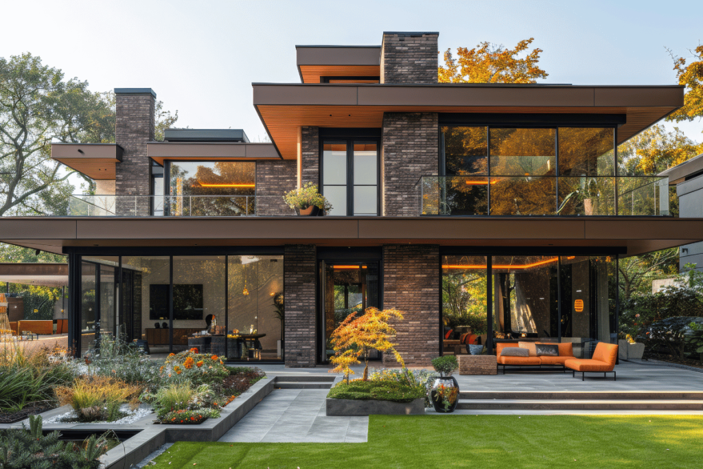 Modern Canadian house renovation scene