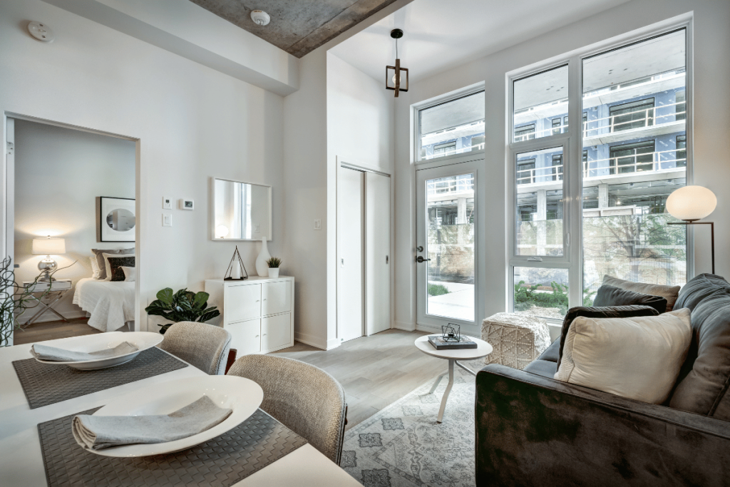 modern basement apartment rental income Canada
