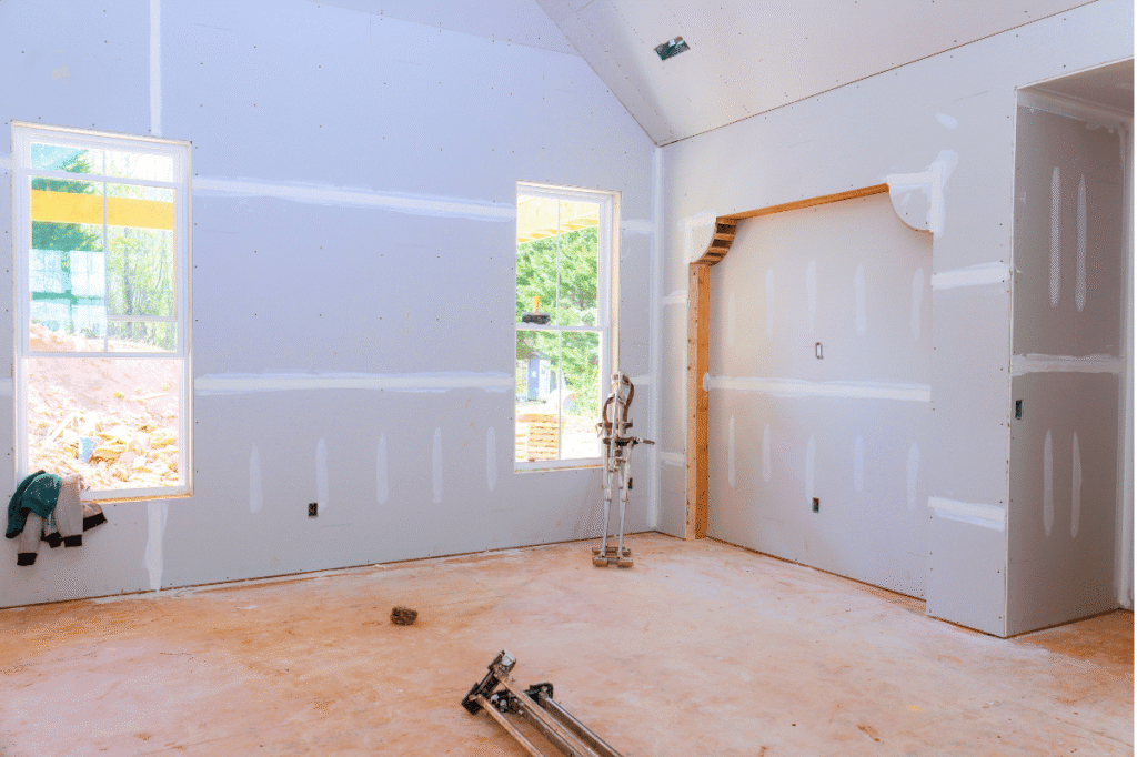 family living during renovation