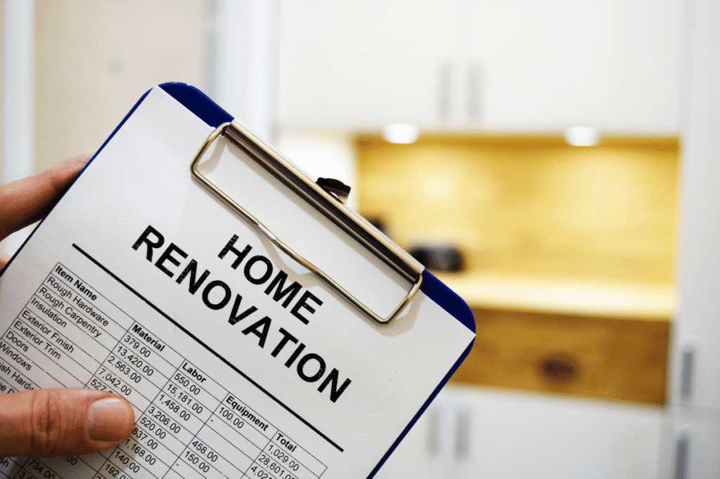 home renovation budget planning