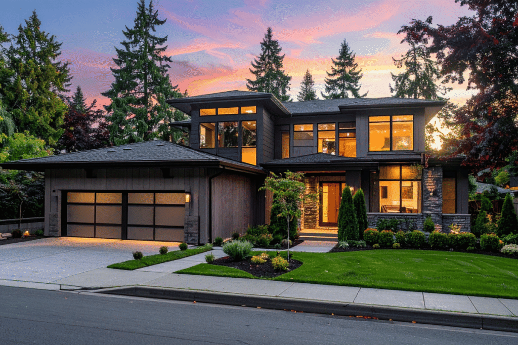 modern eco friendly house exterior Canada